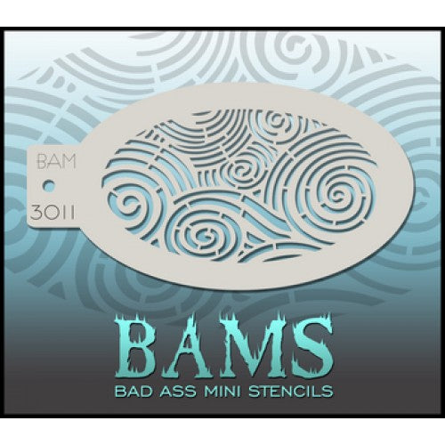 ISTENCILS 3011 Bad Ass Mini Stencil