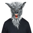 Werewolf Mask - Ferocious Fangs Grey