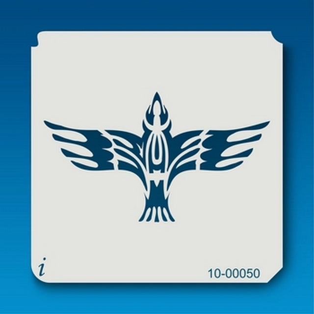 ISTENCILS Native American Tribal Bird Stencil