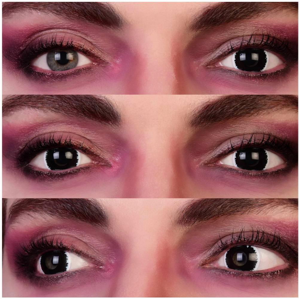 Chaos Contact Lenses- Black & White