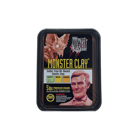 Monster Clay Premium Brown Medium - BOX 8