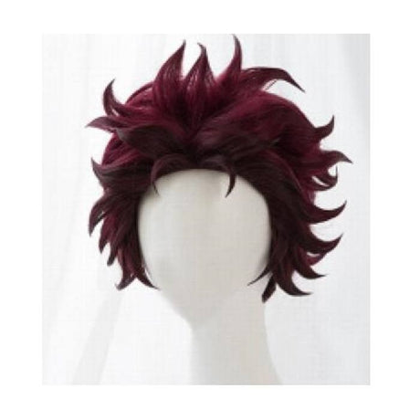 Demon Killer green cosplay wig