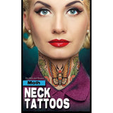 FX Moth Neck Tattoos