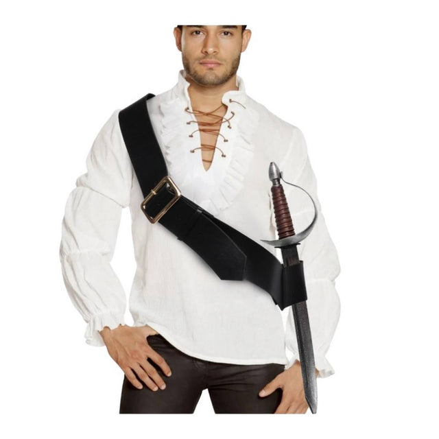 Leatherlike Cross Strap Sword Holder