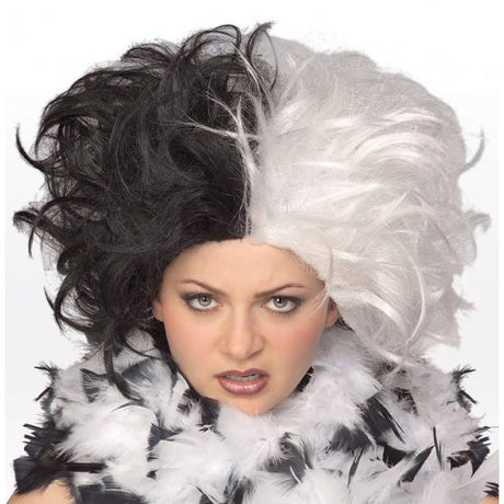 MS. SPOT WIG- Cruella Black/White