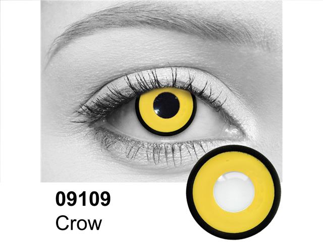 Crow Yellow Contact Lenses 09-109
