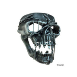 Halloween Skull Mask - Silver