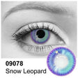 Snow Leopard contact lenses - blue