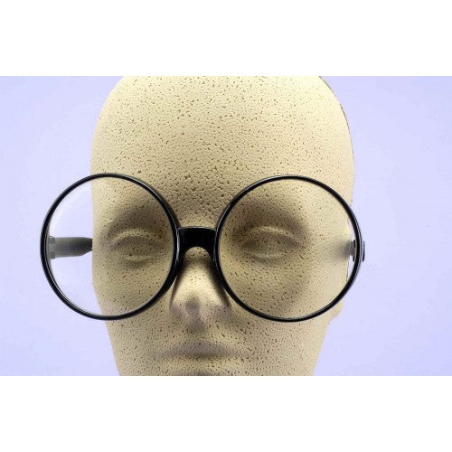 BIG Round EYE GLASSES -Black