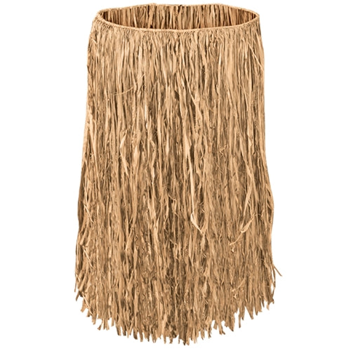 31"x28" raffia Hula Skirt natural Natural