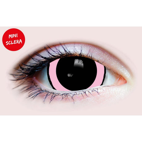 Acid I - Mini Sclera Contact Lenses - Pink 15.2mm