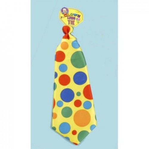 JUMBO LONG CLOWN TIE Yellow