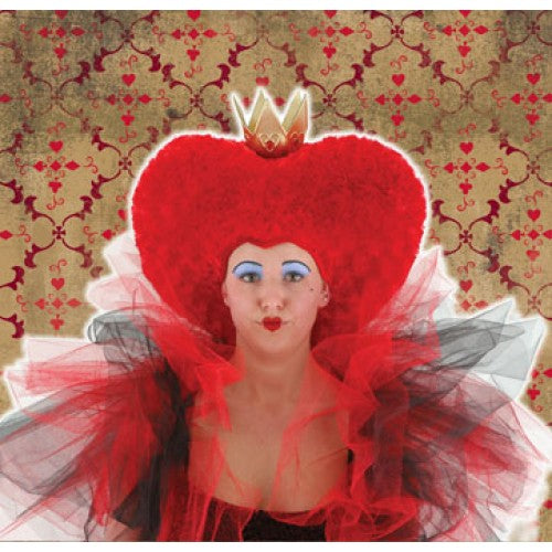 Alice in Wonderland Red Queen HAT - Red