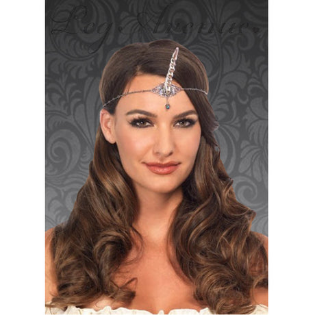 Silver Unicorn Horn Headpiece O.S. Silver