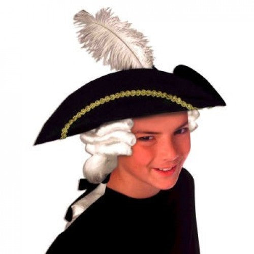 COLONIAL Child HAT with WIG