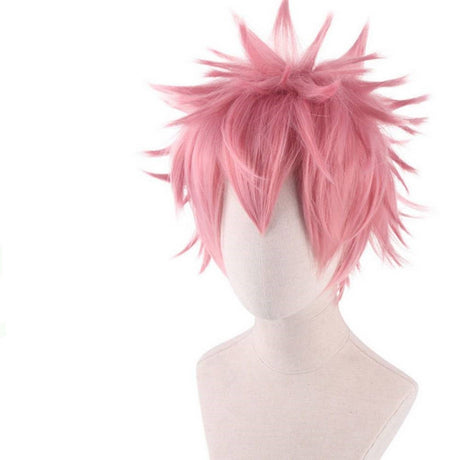Academia pink cosplay wig