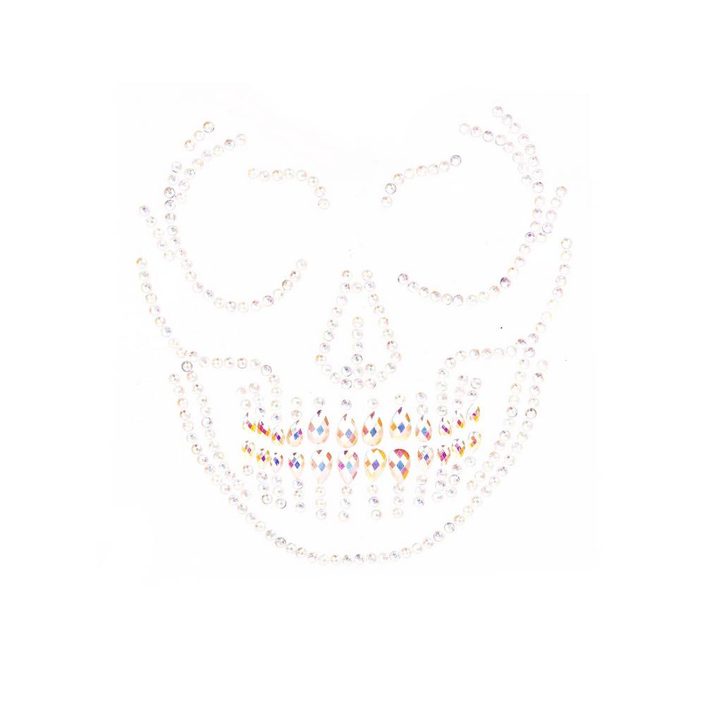 Glow in the dark Skull face jewels