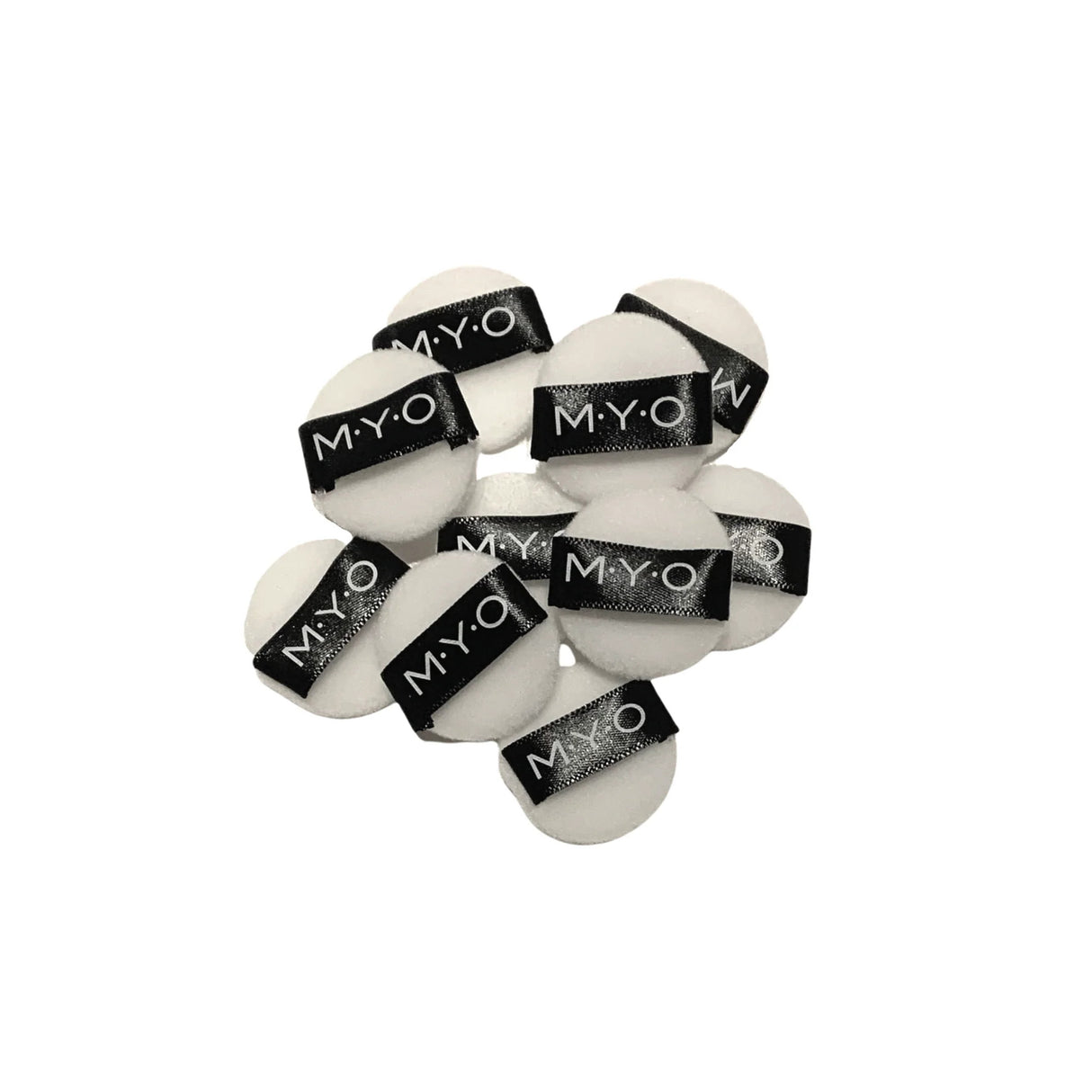 MYO Mini Makeup Puffs White - 10/Pack