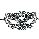 Metal Venetian Mask with rhinestones 57