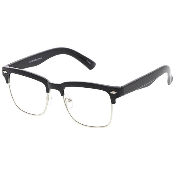 Unisex Combo Medium Square Clubber with Clear Lens Assorted