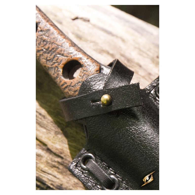 Thrust Knife with Holder, Black
