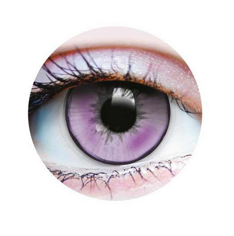 Succubus Cosplay Contact Lenses -Purple/Black