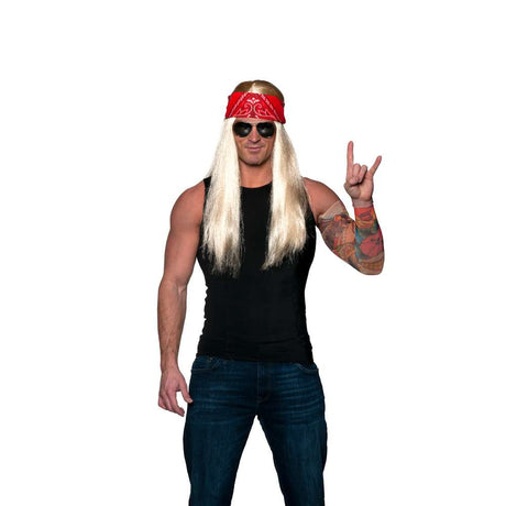 Metal Rocker Wig & Kit