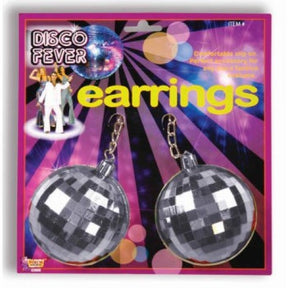 JUMBO DISCO BALL EARRINGS