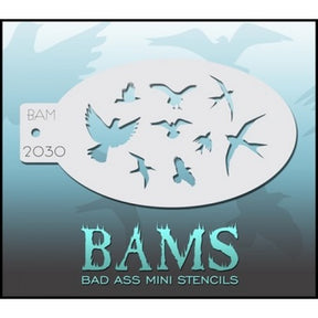 ISTENCILS 2030 Bad Ass Mini Stencil