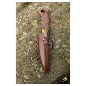 Woodsman Knife and Holder, Brown