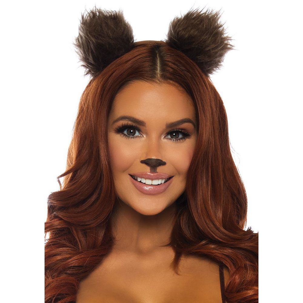 Bear ear headband - Brown