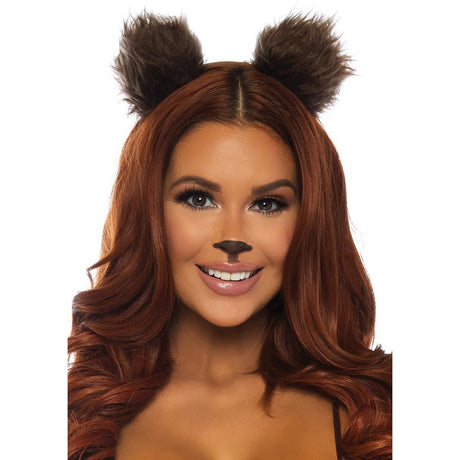 Bear ear headband - Brown