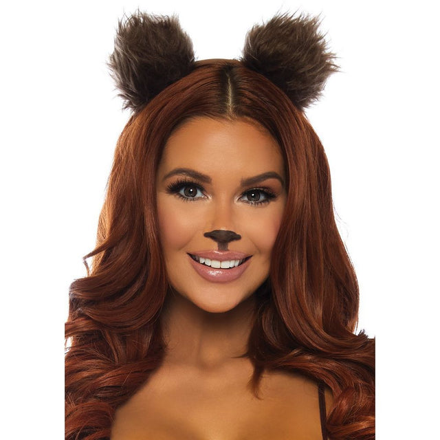 Bear ear headband - Brown