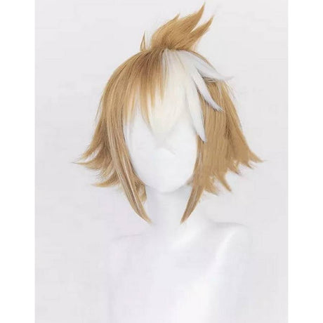 Short Impact cosplay wig with ears