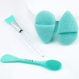 DUcare 4 pcs makeup kit with cleaning sponge