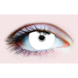 White Mini Sclera cosplay Contact LENSES- White
