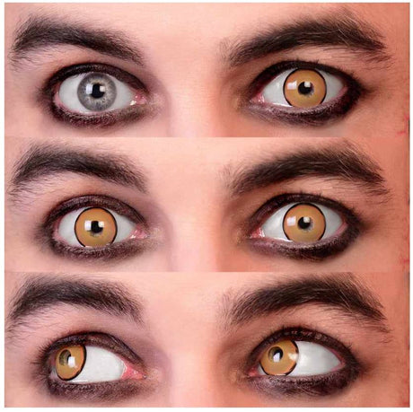 Villain Mini Sclera Contact Lenses -Orange/Yellow/Black