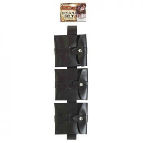 Steampunk Pouch Belt Black