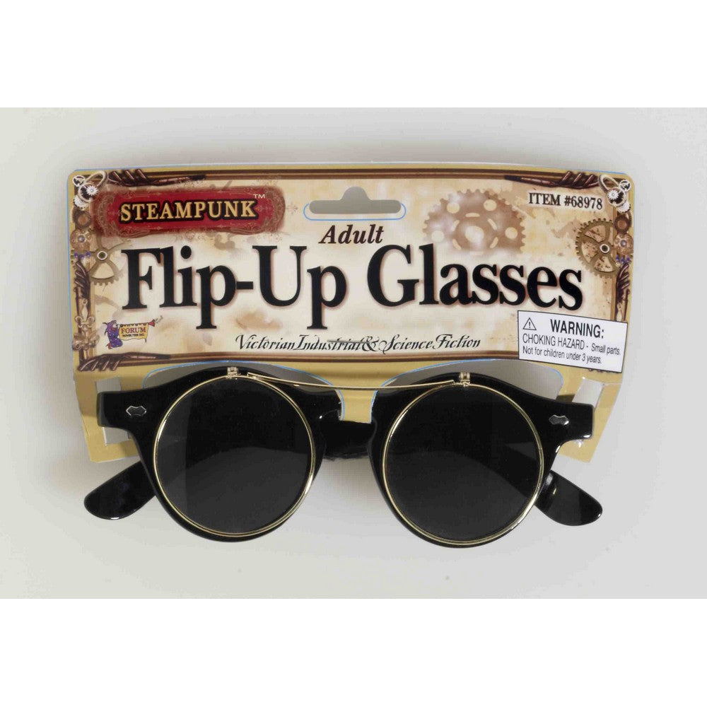 Steampunk Flip Up GLASSES