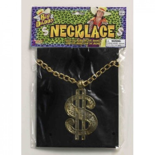 Dollar sign Necklace Gold