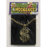 Dollar sign Necklace Gold