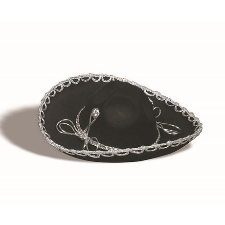 Black SOMBRERO with Oversize Brim - Black