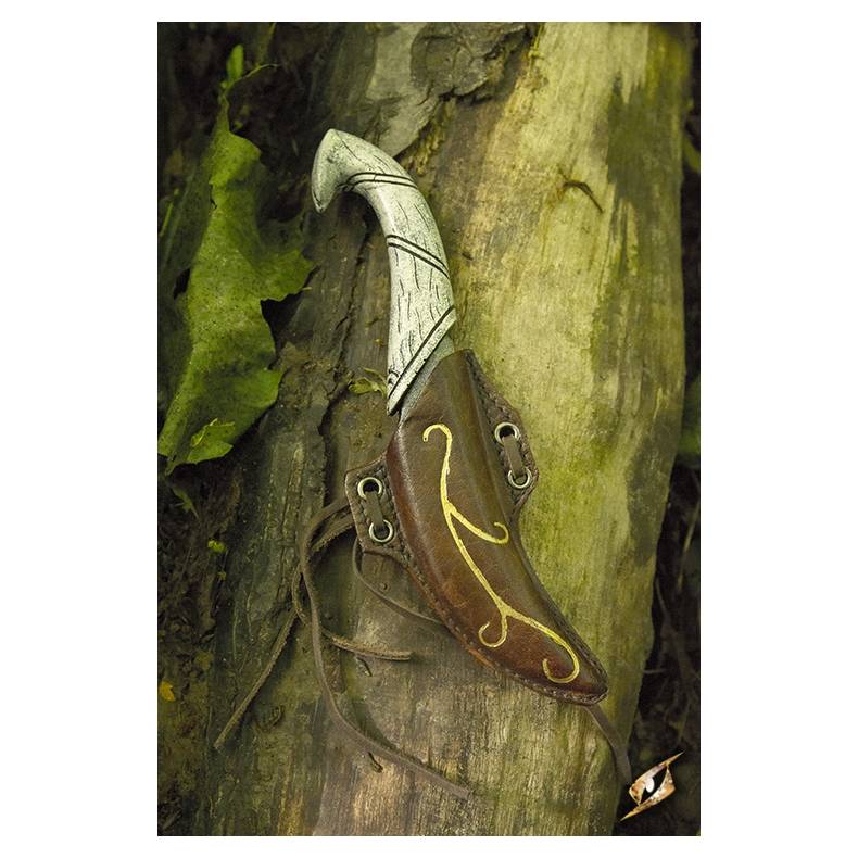 Elven Knife with Holder, Brown