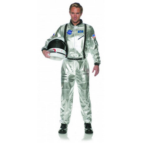 Astronaut Costume- Silver- O.S.
