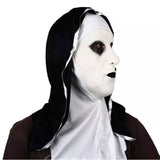 Scary Horror white Nun Mask