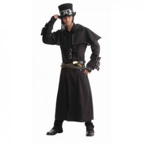 STEAMPUNK DUSTER COAT One Size Black