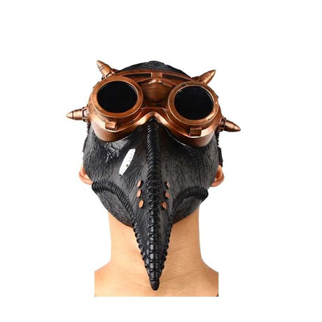 Steampunk Plague Doctor Mask with goggles