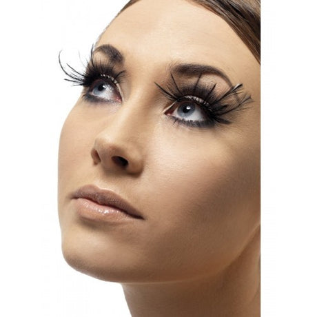 FEVER Feather Plume Eyelashes - Black