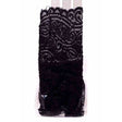 Steampunk Fingerless Lace Glove- Black