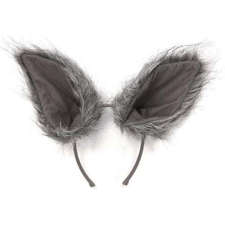 Deluxe Oversized Wolf Ears - Grey